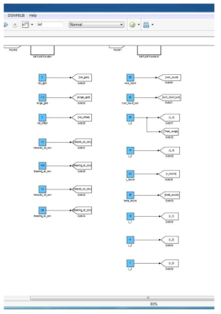 주행 조건과 각종 Constraint 입력을 위한 Block