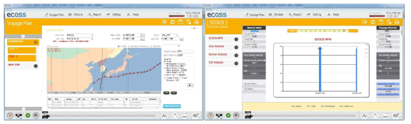 Voyage Plan || ECOCS 화면