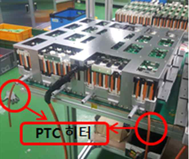 PTC 히터 모듈 장착도