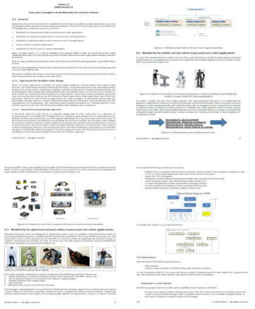 ISO22166-1 Robotics-Modularity for service robots-Part1: General requirements의 부속서(ANNEX A)