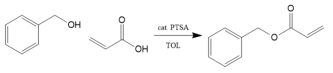 Benzyl Acrylate의 반응 Scheme