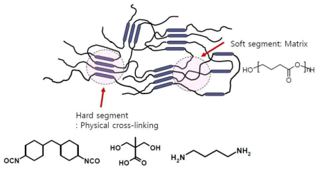 폴리우레탄의 Segmented Structure, Hard segment, Soft Segment