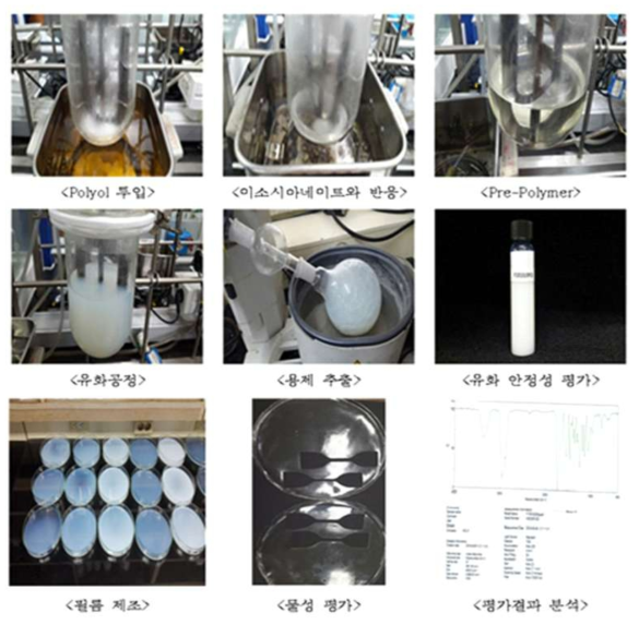 DyePUD 합성방법 사진