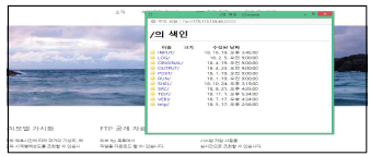 ftp 자료조회 페이지(팝업창)