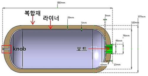 개발품 초기 설계안 치수 측정 결과