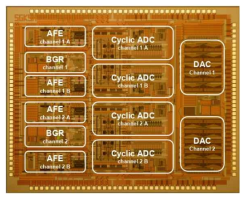 Feedback 제어를 위하여 custom 제작된 CMOS chip