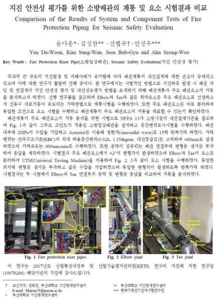 2019년도 소음진동공학회 추계 학술대회 발표 초록