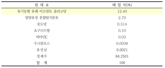 액상발효유 레시피