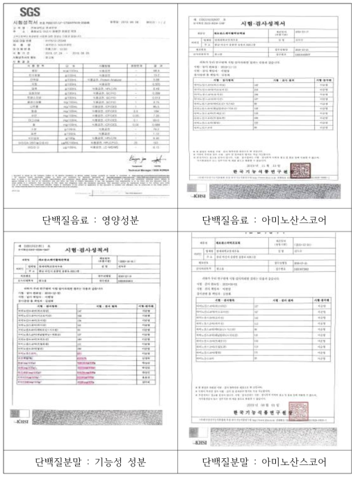 공인기관 분석결과