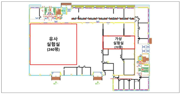 한국생산기술연구원 융합생산기술연구원 공장동 1층 도면