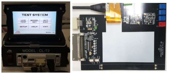 OLED 패널 평가 장비 T2 및 evaluation PCB