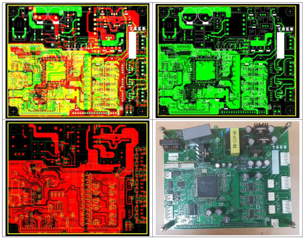 태양광 인버터 제어 회로 2차 PCB