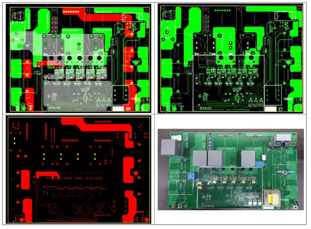 태양광 인버터 전력 회로 2차 PCB