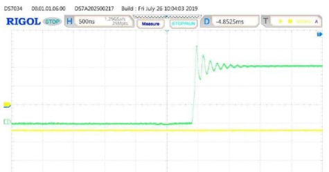 Onsemi MOSFET Rising 시 나타나는 링잉 현상