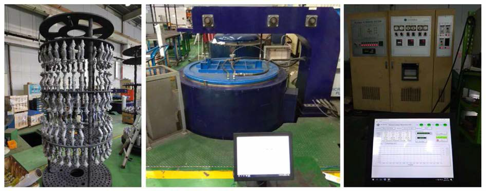 (주)송도열처리센터 생산현장에 설치된 정밀 질화 열처리품질 제어 및 모니터링 장치