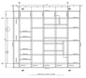 Topside Module Deck Drawing