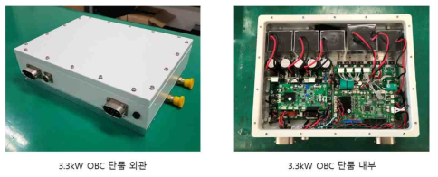 3.3kW OBC 단품 외, 내관