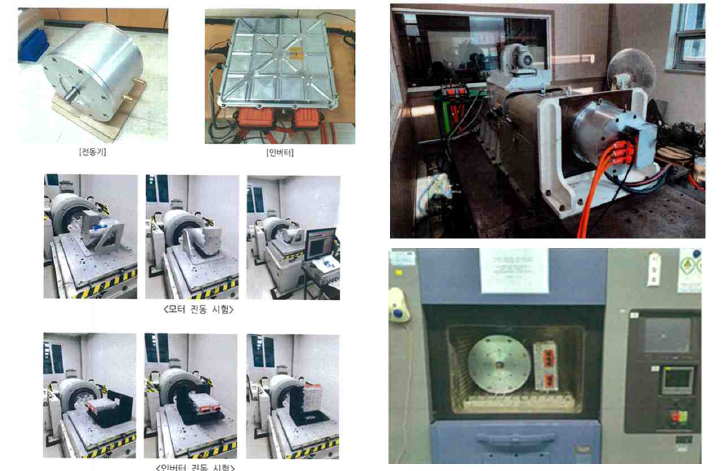 3차년도 모터, 인버터 성능, 내환경, 진동시험