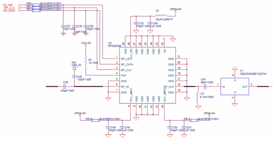 가변증폭기(Variable Gain Amplifier) 회로