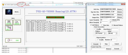 Verilog & WGL Simulation를 ATE 하드웨어 전환 구축된 당사 전용TVES Tool