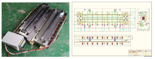 프레스 성형 금형 사진 및 도면