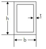 직사각형 단면형상의 파라메터