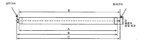일본의 L16 타입 직관형 LED 램프 구조