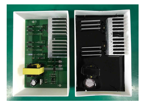 전원공급부 내부 Molding 전/후