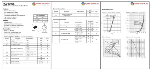 PCD10065제품 Data Sheet