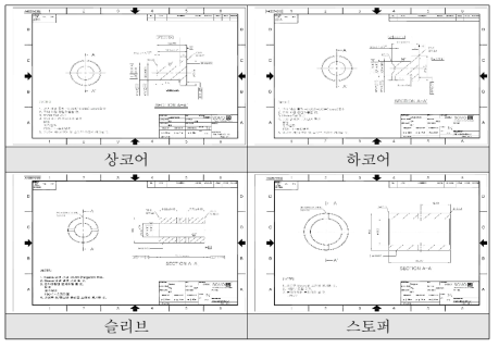 80*80 화소급 몰드성형용 금형코어 설계