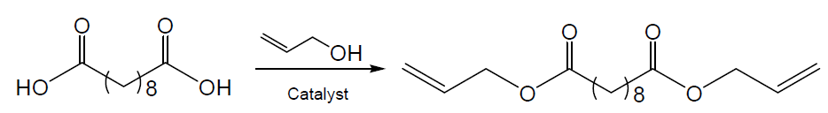 Synthesis of diallyl decanedioate(neat reaction)