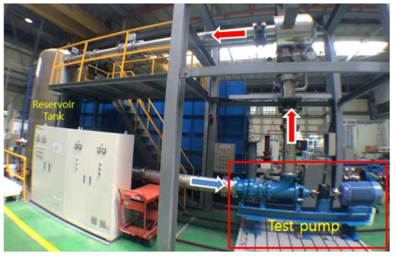 한국생산기술연구원 사류펌프 성능시험 장치