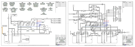 Process flow diagram