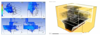 선체 확정 설계에 대한 누설, 확산, 화재 시뮬레이션 수행