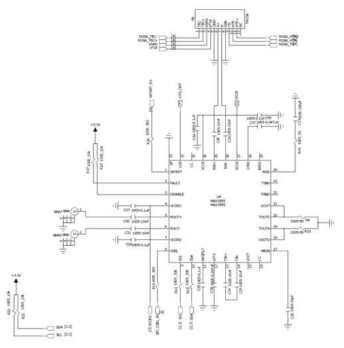 MAX3955 수신부 회로도