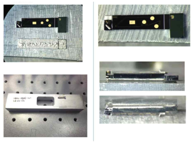 Metal bench와 SLD,PD가 결합된 모듈 접합 공정