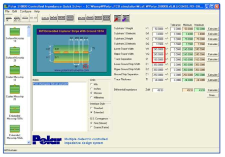 Polar Impedance Simulator를 이용한 설계