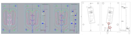 다양한 형태의 MIF금형 설계