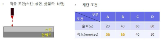 2차년도 메커니즘을 고려한 실험조건