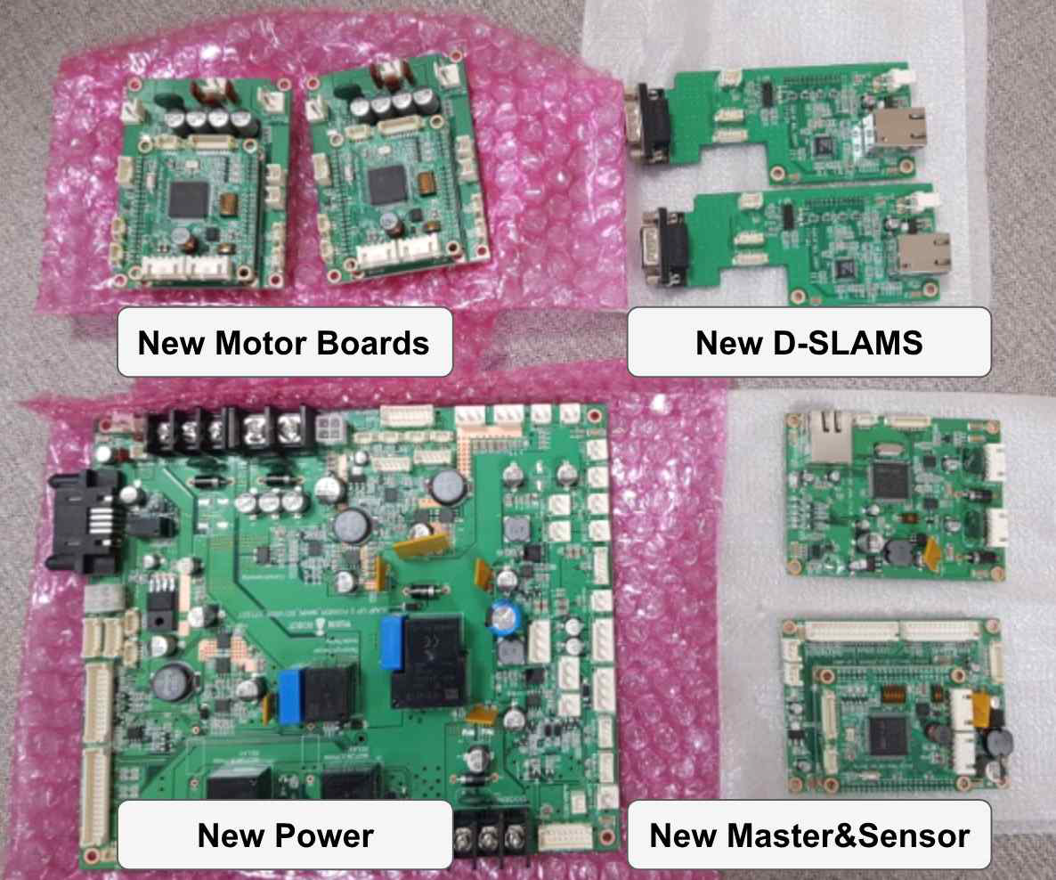 변경된 HW Boards