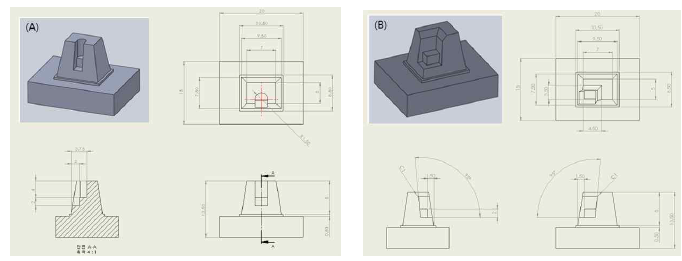 Solidworks 프로그램을 이용한 3D 모델 디자인 및 도면