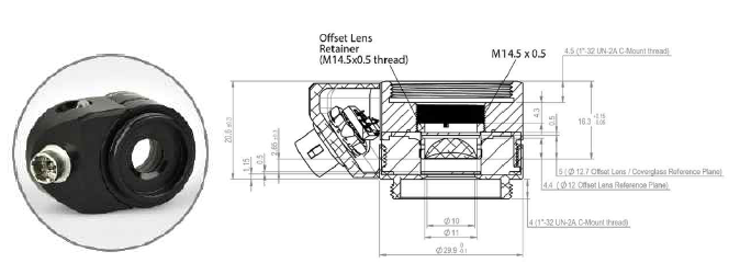 초점 가변렌즈 및 Mechanical drawing