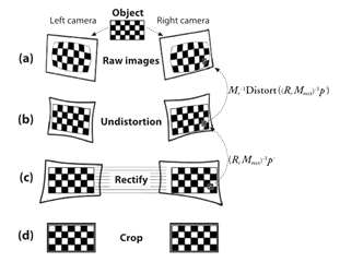 Rectification 보정 개념도