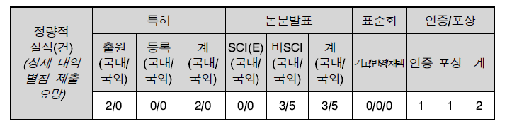 3차년도 정량적 실적