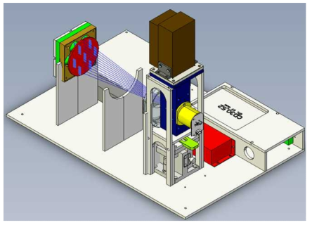 반사형 형광측정 시스템 3D 설계 도면