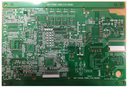 솔더링된 보일러제품군 PCB