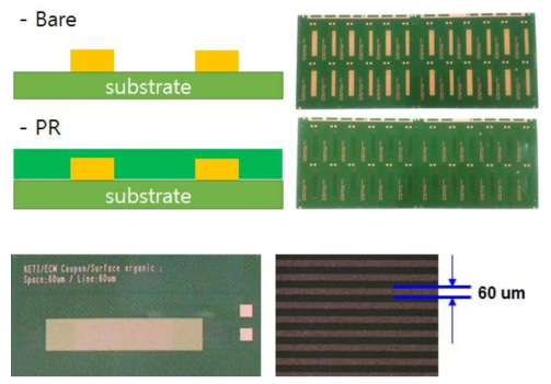 이온 마이그레이션 평가용 PCB 디자인