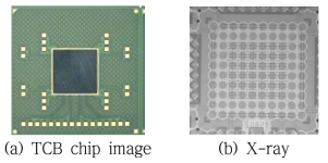 본딩 칩 image 및 X-ray image