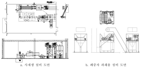 사재생 설비 도면