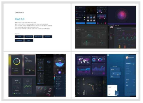 Flat 2.0 디자인 예시